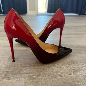 Red Black Ombre Louboutin So Kate